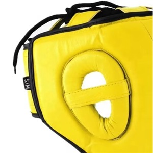 Casque de boxe en cuir OEM pour hommes - Logo/couleurs personnalisés, respirant, durable, réglable, léger - Product Image 6