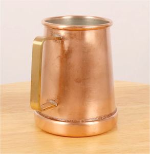 Taza de Cobre Moderna con Asa de Latón Elegante para Beber Cócteles o Refrescos, Decorativa para Mesa de Cocina, Hogar o Restaurante, Venta al Por Mayor - Product Image 6