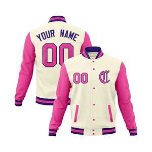 Chaqueta universitaria de lana personalizable para hombre, chaqueta de Uniforme de Invierno con logotipo de número de nombre impreso personalizado, diseña tu propio estilo - Product Image 4