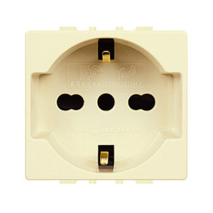 TONDO' ART. ECL2550 Presa Bivolt/Schuko - Product Image 1