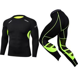 ชุดเล่นกีฬาป้องกันผื่นคันสำหรับผู้ชายชุดฝึกและผื่นคัน MMA ดีไซน์ล่าสุด - Product Image 1