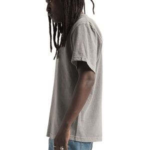 Oversized Tshirts for <b>Men</b> Acid Wash Loose Fit Vintage Cotton Heavyweight T Shirts Baggy Tees - Product Image 1