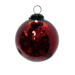 Adornos Navideños Colgantes de Cristal Rojo de Alta Calidad, Forma Redonda, para Decoración del Hogar, Bodas y Árboles de Navidad - Product Image 6