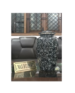 Urna de Metal personalizada hecha a mano india, nuevo diseño para cremación de adultos y decoración de habitaciones, estilo americano, buena calidad - Product Image 1