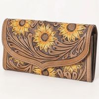 CROWN BAGS Pochette Vintage en Cuir Sculpté pour Femme, Fermeture Éclair, Imprimé Animal, Logo Orné, Mini Sac Tendance de Haute Qualité