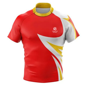 Camiseta de Rugby para Hombre, Deportiva, Transpirable, Cómoda, Diseño Duradero para Entrenamiento, Práctica y Juegos - Product Image 1