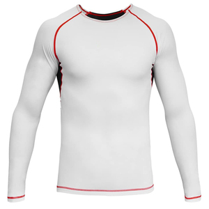 Nuevo MMA Rash Guard Diseña tu propia camisa de compresión de sublimación Bjj Rash Guard personalizado impreso hombres tecnología OEM largo - Product Image 1