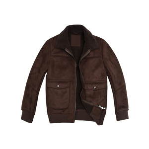 Venta al por mayor con estilo de nueva moda de los hombres chaquetas de bombardero de tela de lona con cuello alto para el invierno - Product Image 2