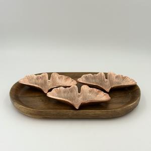 Bandeja de Servir Frutos Secos de Metal Ligero con Diseño Único, Económica, de Primera Calidad, Hecha a Mano, Clásica y Elegante con Forma de Hoja - Product Image 6