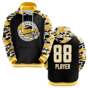 Célèbre vente en gros toutes tailles Sublimation sweat à capuche impression vierge Logo 100% Polyester Faux Bleach Sublimation blancs sweats - Product Image 5