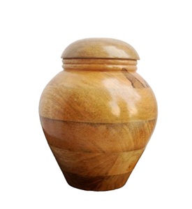 Urna de cremación de madera artesanal, urna conmemorativa decorativa con tapa para cenizas de adultos, urna de diseñador funerario - Product Image 1