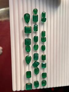 Natural Zambian <b>Emerald</b> 2-5 Carats Loose Faceted Gemstones <b>Emerald</b> Cut Baguette Cut <b>Cushion</b> Cut India GIA Certified Green Color - Product Image 5
