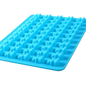 Moldes de silicona personalizados de 50 cavidades, molde de goma de silicona con forma de Mini oso, molde de caramelo de gelatina gomosa, molde de Chocolate, OEM personalizado - Product Image 4