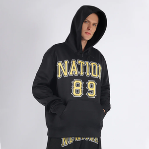 เสื้อฮู้ดดี้อเมริกันฟุตบอลแบบขายส่งสั่งทำได้ตามต้องการสำหรับผู้ใหญ่ทุกเพศทุกวัย ไซส์พลัส  แบบซับลิเมชั่น ระบายอากาศได้ดี พร้อมลายพิมพ์ - Product Image 1