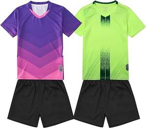 Logotipo personalizado Mejor diseño Dry Fit Equipo de fútbol Jerseys Uniforme de fútbol personalizado Tasa de fábrica Uniformes de fútbol para unisex - Product Image 4