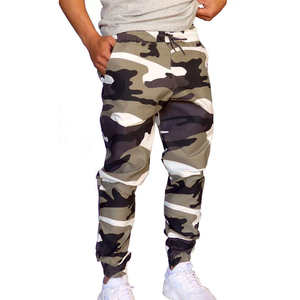 Kivotech <b>Men's</b> Customizable Canvas Joggers <b>Pants</b> New Arrival Casual Sport Trousers with Sublimation <b>Camo</b> Print Wholesale OEM - Product Image 1