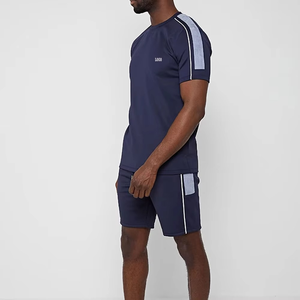 Conjunto de camiseta y pantalón corto para hombre de color personalizado de la mejor calidad, camiseta y pantalones cortos de media manga de gran tamaño fabricados a medida - Product Image 6