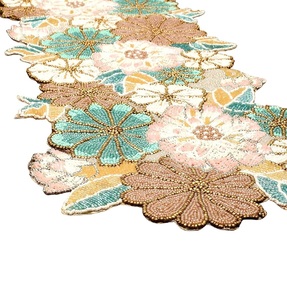 Modern Luxury Table Runners High Quality <b>Beaded</b> Table Runner for Home Art Decor Wedding Decoration Customized Design and Shape - Product Image 2