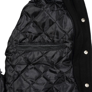 Lightweight Satin <b>Silk</b> Letterman Varsity Jacket For Men Maroon Ribbed Collar Stylish Custom Logo Men's Baseball Jacket - Product Image 4