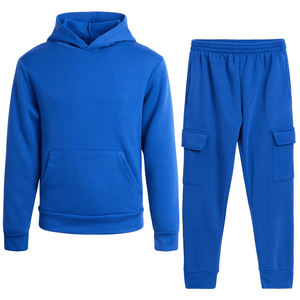 Survêtement Cargo pour Hommes Adultes en Gros Couleur Bleue Sports Gym Respirant et Confortable Grande Taille Survêtement de Saison Hivernale - Product Image 1