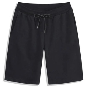 Pantalones cortos deportivos de verano para hombre, pantalones cortos informales de Color sólido para correr con cintura elástica y cordón, pantalones holgados transpirables - Product Image 3