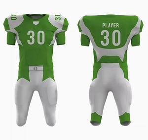 Precio de fábrica Uniformes de fútbol americano Logotipo personalizado Impreso Uniforme de fútbol americano transpirable de secado rápido Bajo MOQ - Product Image 6