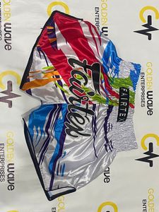 Pantalones Cortos de Muay Thai Fairtex Hechos a Medida de Alta Calidad, Nuevo Diseño Impreso, Pantalones Cortos de MMA para Boxeo Profesional, Gimnasio, Artes Marciales - Product Image 3
