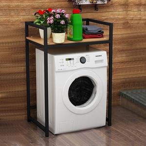 ชั้นวางของในห้องน้ำสีขาวสีดำ - Product Image 1