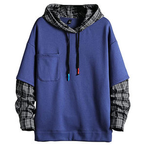 Sudadera con capucha doble personalizada para mujer 100% algodón de talla grande sudadera de tela de punto para mujer/mujer - Product Image 5