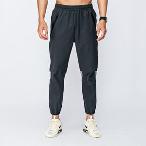 Pantalon cargo droit multi-poches personnalisé en gros pour hommes pantalon droit décontracté de style Hip Hop avec cordon de serrage teint en plaine - Product Image 5