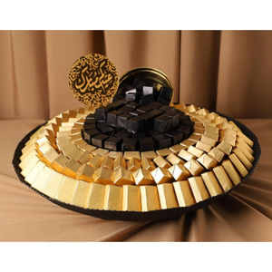 Bols en métal enduit de poudre verte de qualité supérieure mariages de luxe Ramadan décor à la maison bol à chocolat avec support en or à prix bon marché - Product Image 6
