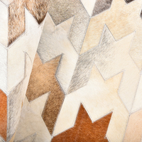 Tapis en cuir de vachette authentique, fait main, écologique, adapté aux animaux domestiques, qualité durable pour salon de luxe, chambre moderne