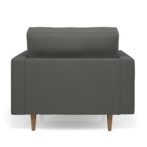 Sillón Individual GSD68032, Tapizado en Tela Gris 03, Sillón Decorativo para Hogar, Oficina, Comedor y Apartamento - Product Image 5