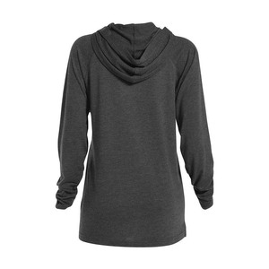 Grey Men <b>Thin</b> Winter Sweatshirts Men Streetwear Solid Jersey <b>Hoody</b> - Product Image 3