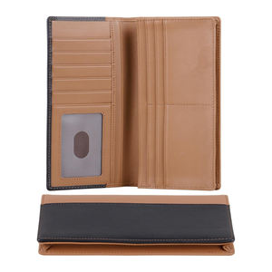 Nouveaux sacs fourre-tout en cuir véritable pour femmes, portefeuilles longs, logo personnalisé imprimé, fermeture éclair, service OEM écologique - Product Image 4