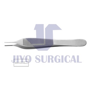 Fórceps de vendaje Adson, fórceps de tejido de acero inoxidable de grado quirúrgico de 12cm con puntas dentadas para un manejo de precisión - Product Image 6