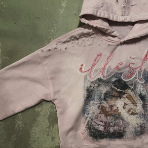 Alta calidad Vintage Sun Faded Dtg Printing Men Hoodies Kangroo Pocket Pullover Heavyweight Acid Wash Distressed Men Hoodie - Product Image 2