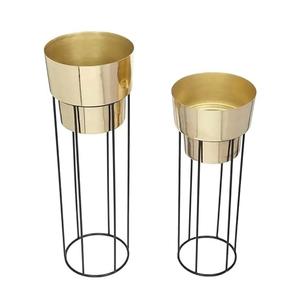 Pot de fleur élégant jardinière de sol support de plante inspiré par la décoration exceptionnelle de style du milieu du siècle étagère de rangement jardinières jardin - Product Image 6