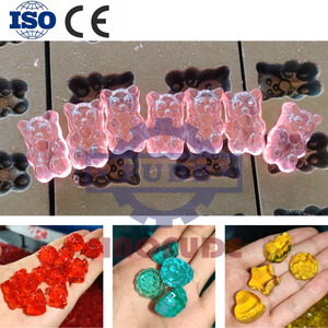 Büyük kapasiteli çok fonksiyonlu sakızlı şeker jöle yumuşak şeker üretim hattı tam otomatik sakızlı ayı yapma makineleri - Product Image 6