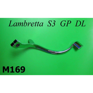Pedal de arranque cromado Lambretta LI S3 + TV3 + Special + SX + DL/GP - Product Image 1