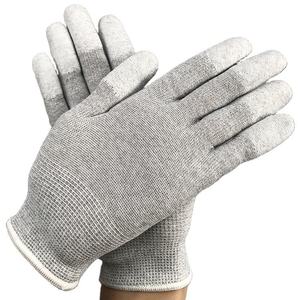 Guantes de Trabajo Resistentes de Cuero Dividido, Guantes de Seguridad Duraderos para Minería, Industria Petrolera, Construcción e Industria - Product Image 1