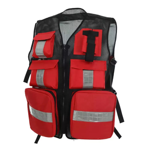 Fabriqué de haute qualité ANSI classe 1 gilet de sécurité réfléchissant protection des vêtements de travail avec logo personnalisé à vendre - Product Image 4