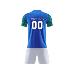 Camiseta de fútbol de poliéster 100%, ropa deportiva suave transpirable, uniformes OEM personalizados, nuevos conjuntos de camiseta de fútbol, camiseta de fútbol - Product Image 3