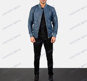 Vestes pour hommes Veste de moto d'hiver en cuir de qualité supérieure pour hommes femmes Blouson aviateur avec logo personnalisé personnalisé en gros - Product Image 5