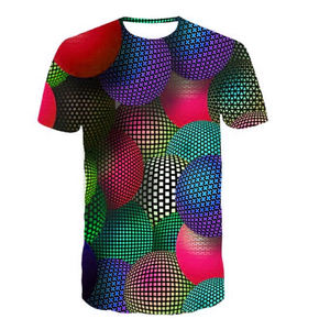 เสื้อยืดพิมพ์ลายสำหรับผู้ชายเสื้อยืด100% โพลีเอสเตอร์พร้อมผ้าฝ้ายพิมพ์ลาย - Product Image 3