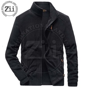 Chaqueta Polar de Alta Calidad para Hombre, Cuello Alto, Logotipo y Diseño Personalizables, Reversible y Transpirable, Ropa Casual de Invierno - Product Image 3