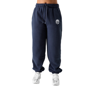 <b>Women</b> Relaxed Flared Pants Soft Stretch Fabric Wide Leg Lounge <b>Trousers</b> Foldover <b>Waist</b> Casual Everyday Wear - Product Image 2