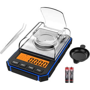 50g 0.001g High Accuracy <b>Digital</b> Display Milligram Jewelry & Gold Diamond <b>Pocket</b> <b>Scale</b> Portable - Product Image 1