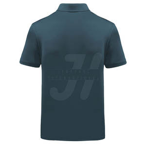 Hombres con estilo para camisetas de polo Patrón sólido transpirable 240 gramos Tela de algodón Peso Logotipo personalizado Impreso Impresión digital Alta - Product Image 2