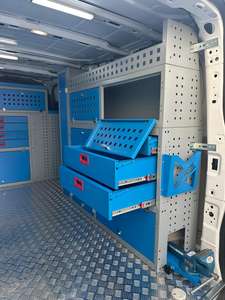 High Quality DETAY OEM Van Cabinets 13 <b>Drawers</b> Knock-down Structure Electrostatic Powder Coat for Vehicle Organization Storage - Product Image 4